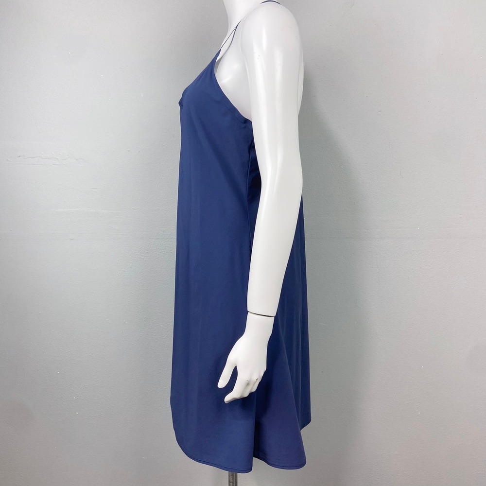 Outdoor Voices Exercise Dress Womens Size L Navy Blue Racerback Shorts Pocket - Picture 6 of 10